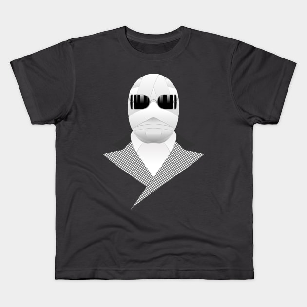 The Invisible Man Kids T-Shirt by tuditees